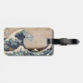 Die große Welle vor Kanagawa Gepäckanhänger (Rückseite horizontal)