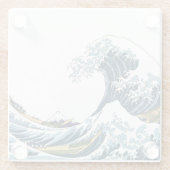Die große Welle vor Kanagawa Glasuntersetzer (Rückseite)