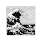 Die große Welle vor Kanagawa Gummistempel (Prägung)