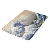 Die große Welle vor Kanagawa Hokusai Badematte (Schrägansicht)