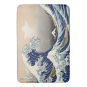 Die große Welle vor Kanagawa Hokusai Badematte (Vorderseite Vertikal)