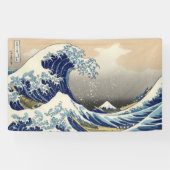 Die große Welle vor Kanagawa Hokusai Banner (Horizontal)