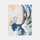 Die große Welle vor Kanagawa, Hokusai Fleecedecke (Vorderseite)