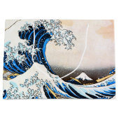 Die große Welle vor Kanagawa, Hokusai Großgeschenk Geschenktüte (Vorderseite)