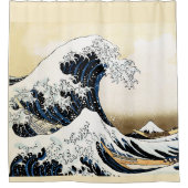 Die große Welle vor Kanagawa Hokusai, japanische K Duschvorhang (Vorderseite)