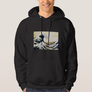 Die große Welle vor Kanagawa Hokusai, japanische K Hoodie