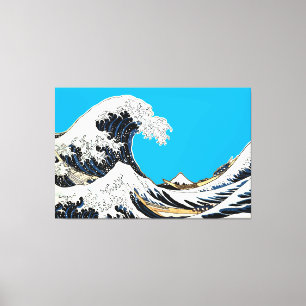Die große Welle vor Kanagawa Hokusai, japanische K Leinwanddruck