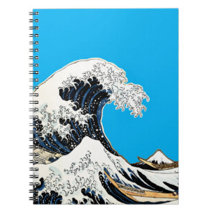 Die große Welle vor Kanagawa Hokusai, japanische K Notizblock
