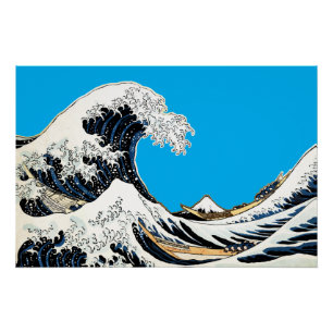 Die große Welle vor Kanagawa Hokusai, japanische K Poster