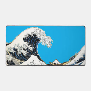 Die große Welle vor Kanagawa Hokusai, japanische K Schreibtischunterlage