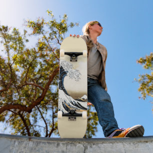 Die große Welle vor Kanagawa Hokusai, japanische K Skateboard