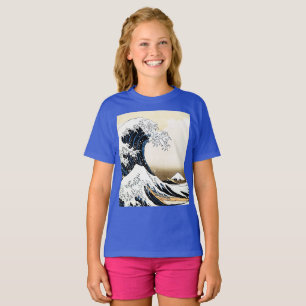 Die große Welle vor Kanagawa Hokusai, japanische K T-Shirt