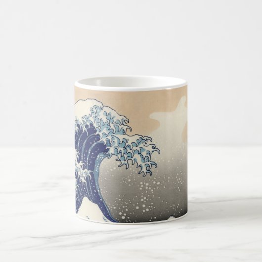 Die große Welle vor Kanagawa Hokusai Kaffeetasse (Mittel)