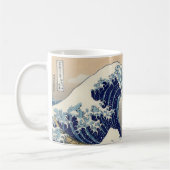 Die große Welle vor Kanagawa Hokusai Kaffeetasse (Links)