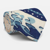 Die große Welle vor Kanagawa Hokusai Krawatte (Gerollt)