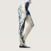 Die große Welle vor Kanagawa Hokusai Leggings (Rechts)