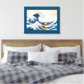 Die große Welle vor Kanagawa, Hokusai Leinwanddruck (Insitu (Schlafzimmer))
