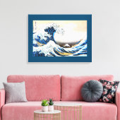 Die große Welle vor Kanagawa, Hokusai Leinwanddruck (Insitu (Wohnzimmer))