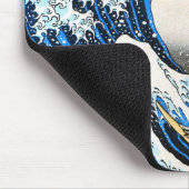 Die große Welle vor Kanagawa, Hokusai Mousepad (Ecke)