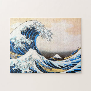 Die große Welle vor Kanagawa, Hokusai Puzzle