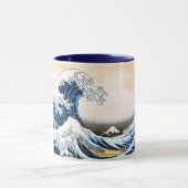 Die große Welle vor Kanagawa, Hokusai Tasse (Zentrum)