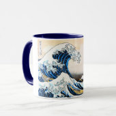 Die große Welle vor Kanagawa, Hokusai Tasse (Vorderseite Links)