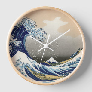 Die große Welle vor Kanagawa Hokusai Uhr