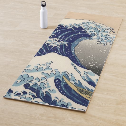 Die große Welle vor Kanagawa Hokusai Yogamatte (Beispiel)