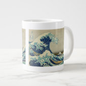 Die große Welle vor Kanagawa Jumbo-Tasse (Vorderseite Rechts)