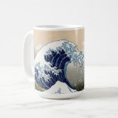 Die große Welle vor Kanagawa Kaffeetasse (Vorderseite Links)