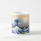 Die große Welle vor Kanagawa Kaffeetasse (Mittel)