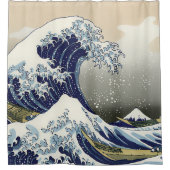 Die große Welle vor Kanagawa Katsushika Hokusai Duschvorhang (Vorderseite)