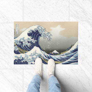 Die große Welle vor Kanagawa Katsushika Hokusai Fußmatte