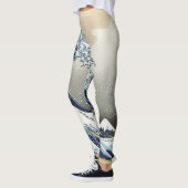 Die große Welle vor Kanagawa Katsushika Hokusai Leggings (Links)