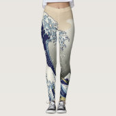 Die große Welle vor Kanagawa Katsushika Hokusai Leggings (Vorderseite)