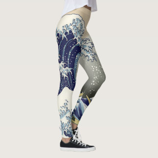 Die große Welle vor Kanagawa Katsushika Hokusai Leggings