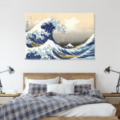 Die große Welle vor Kanagawa.Katsushika Hokusai Leinwanddruck (Insitu (Schlafzimmer))
