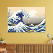 Die große Welle vor Kanagawa.Katsushika Hokusai Leinwanddruck (Insitu (Wohnzimmer))