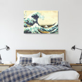 Die große Welle vor Kanagawa Katsushika Hokusai Leinwanddruck (Insitu (Schlafzimmer))