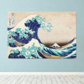 Die große Welle vor Kanagawa Katsushika Hokusai Leinwanddruck (Insitu (Holzboden))