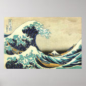 Die große Welle vor Kanagawa Katsushika Hokusai Poster (Vorne)