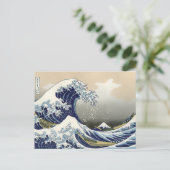 Die große Welle vor Kanagawa Katsushika Hokusai Postkarte (Stehend Vorderseite)