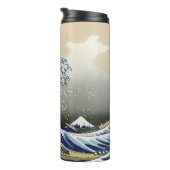 Die große Welle vor Kanagawa Katsushika Hokusai Thermosbecher (Nach rechts gedreht)