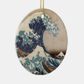 Die große Welle vor Kanagawa Keramik Ornament (Rechts)