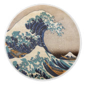 Die große Welle vor Kanagawa Keramikknauf (Vorderseite)