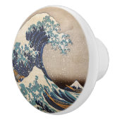Die große Welle vor Kanagawa Keramikknauf (Rechts)