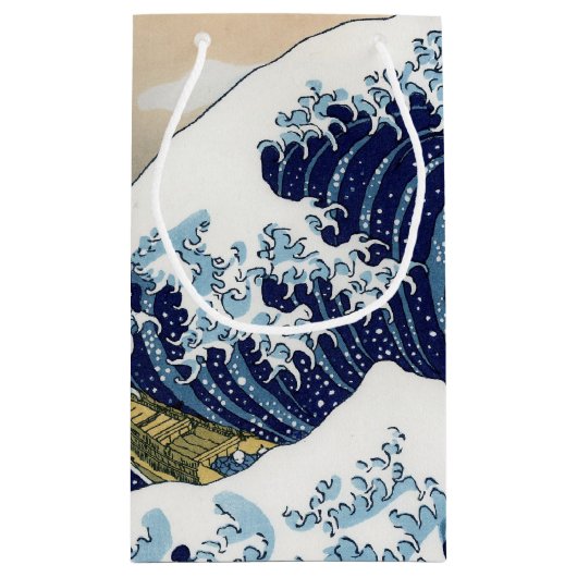 Die große Welle vor Kanagawa Kleine Geschenktüte (Rückseite)