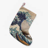 Die große Welle vor Kanagawa Kleiner Weihnachtsstrumpf (Vorderansicht (hängend))