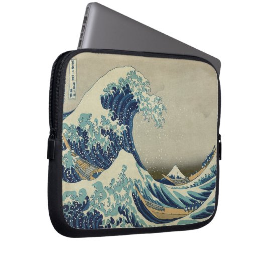 Die große Welle vor Kanagawa Laptopschutzhülle (Vorne Rechts)