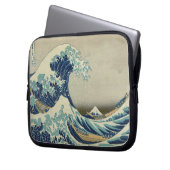 Die große Welle vor Kanagawa Laptopschutzhülle (Vorderseite Links)